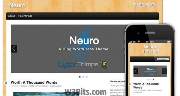 Neuro WordPress Theme