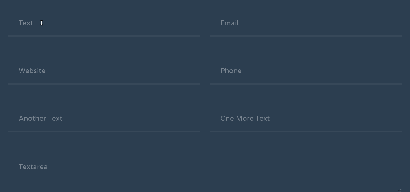 Create Pure CSS Floating Labels for Input Fields