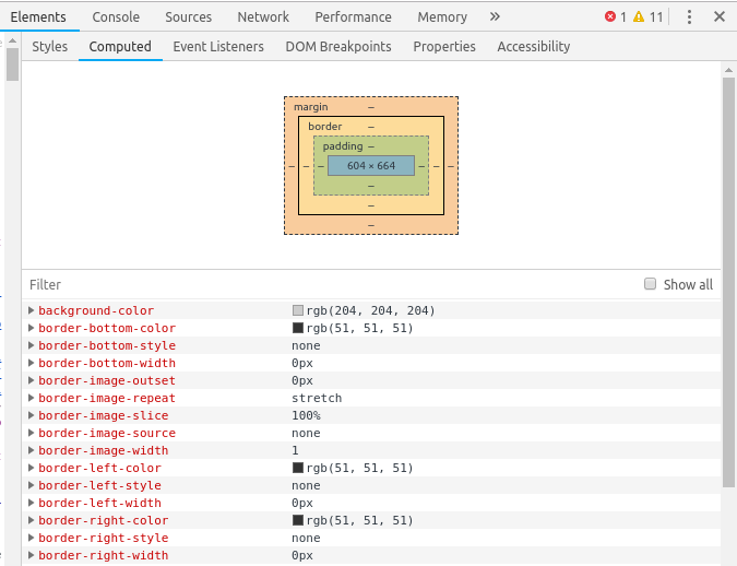 View CSS Box Model via Firebug